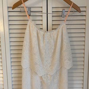 Kimichi Blue - Urban Outfitters White Lace Romper